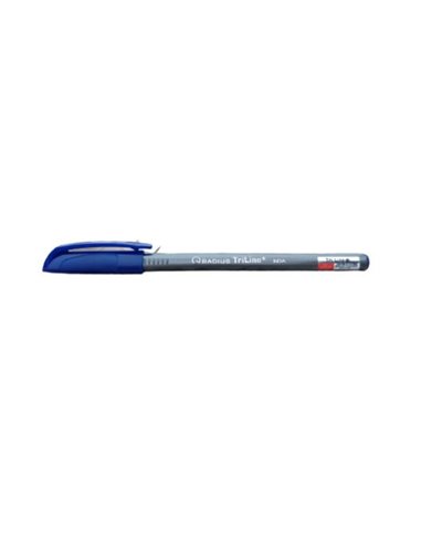 PIX GEL RADIUS TRI LINE + GREY, VARF MEDIU 1.0MM, CORP GRI, CAPAC ALBASTRU - ALBASTRU