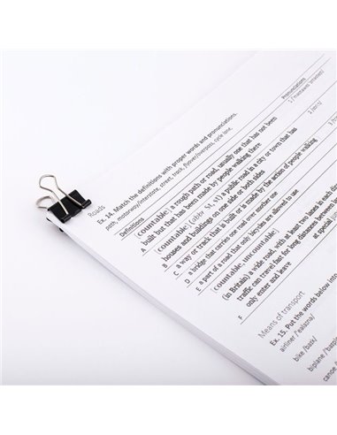 Clips D.RECT 19MM - 12 BUC/Cutie