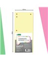 Separatoare biblioraft carton D.RECT OFFICE 100BUC/SET - 4 CULORI/SET