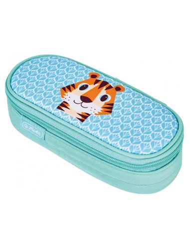 50038954,Penar Etui Herlitz Oval - Motiv Cutie Animals Tiger