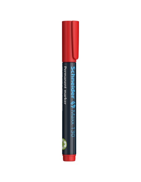 Marker Permanent Schneider MAXX 130 VF. Rotund 1-3MM - Rosu