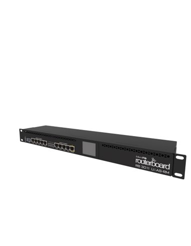 Mikrotik RB3011UIAS-RM L5 1GB RAM, 10xGig LAN, 1xSFP, LCD, 1xUSB 3.0, Rack19''
