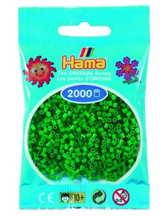 2000 margele Hama MINI in pungulita - verde