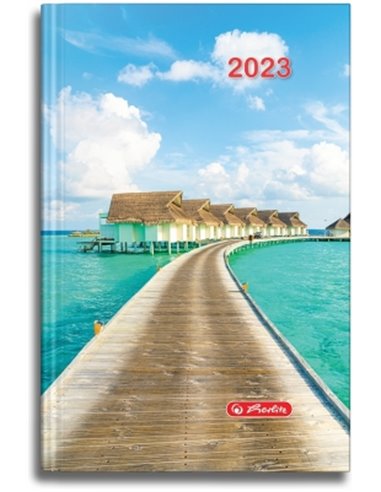 9490780,Agenda datata A5 352 pagini - Motiv summer holiday 2023