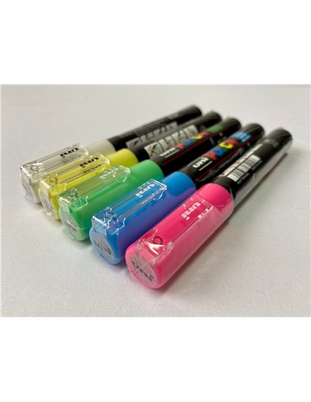 Set 5 markere UNI POSCA PC-1M 0.7mm