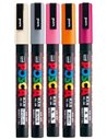 SET 3 - 5 Markere UNI POSCA PC-3M, 0.9-1.3mm