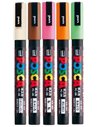 SET 2 - 5 Markere UNI POSCA PC-3M, 0.9-1.3mm