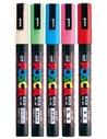 SET 1 - 5 Markere UNI POSCA PC-3M, 0.9-1.3mm