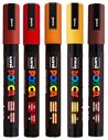SET 3 - 5 Markere UNI POSCA PC-5M, 1.8-2.5mm
