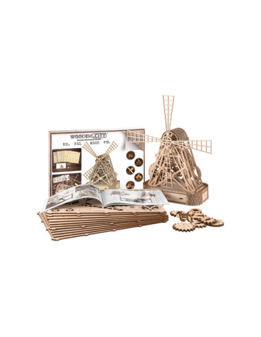 Puzzle 3D Moara - kit model mecanic,WR307