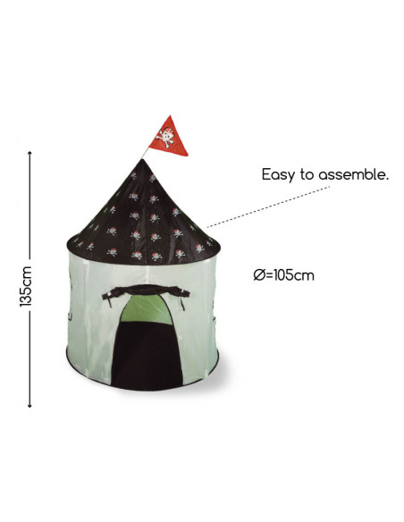 Cort de joaca pentru copii, Cortul Piratului, BS Toys,GA096