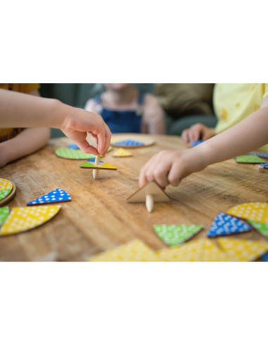 Roteste si potriveste, joc cu spinnere, BS Toys,GA402