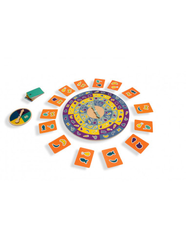 Dinner Spinner, joc de viteza si asociere, BS Toys,GA437