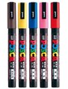 Set 5 Markere UNI POSCA PC-3M, 0.9-1.3 mm, POS14-PC3M