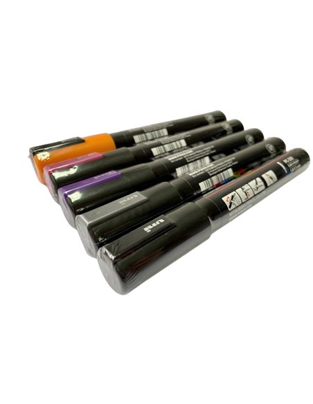 Set 5 Markere UNI POSCA PC-5M, 1.8-2.5 mm, POS11-PC5M