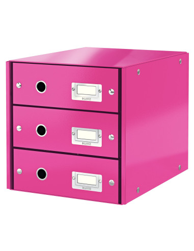 CABINET 3 SERTARE ROZ CLICK&STORE LEITZ,LZ60480023