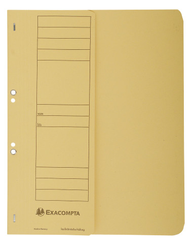 DOSAR CARTON CAPSE 1/2 GALBEN EXACOMPTA,EX351604B