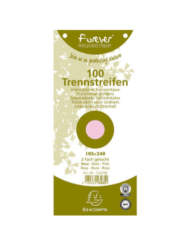 SEPARATOARE CARTON 105*240 MM ROZ EXACOMPTA,EX13435B