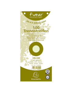 SEPARATOARE CARTON 105*240 MM VERZI EXACOMPTA,EX13445B