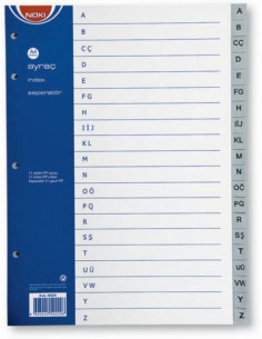 SEPARATOARE INDEX PLASTIC A-Z NOKI,NK59229