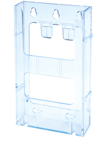SUPORT BROSURI PERETE 1/3 A4 PORTRET TRANSPARENT