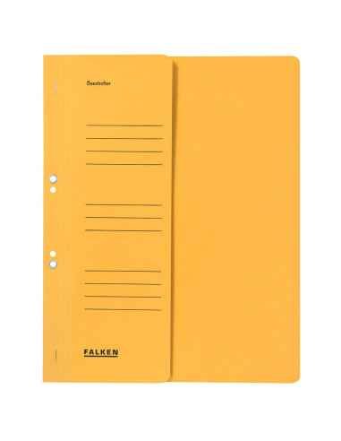 DOSAR CARTON CAPSE 1/2 GALBEN FALKEN/EXACOMPTA,FA80003825F