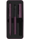 FC201530,Set cadou stilou + pix grip 2011, Faber-Castell, Berry