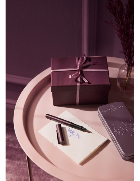 FC201530,Set cadou stilou + pix grip 2011, Faber-Castell, Berry