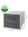 CABINET 4 SERTARE CORAI COLOUR'ICE ESSELTE,ES628457