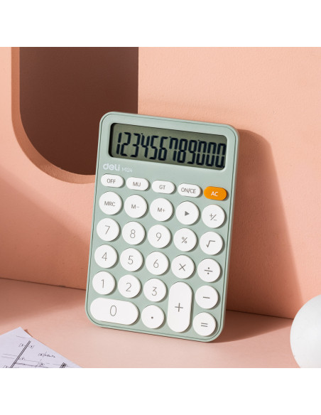 CALCULATOR BIROU 12DIG PLASTIC FASHION EM124 VERNIL