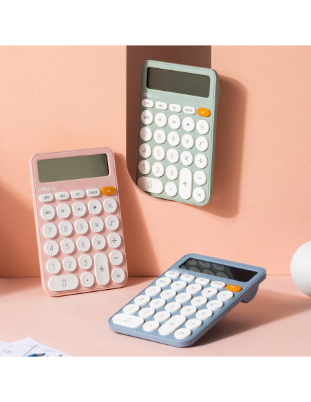 CALCULATOR BIROU 12DIG PLASTIC FASHION EM124 VERNIL