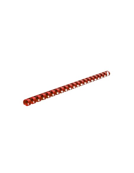 Inel plastic Fellowes 10mm, PT 41-55 COLI, 100buc/Cutie, Rosu