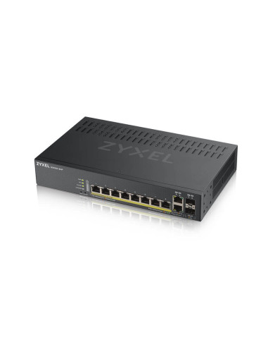 SWITCH PoE ZYXEL, port Gigabit x 8, SFP SFP x 2, managed, "GS1920-8HPV2-EU0101F" (include TV 1.75lei)