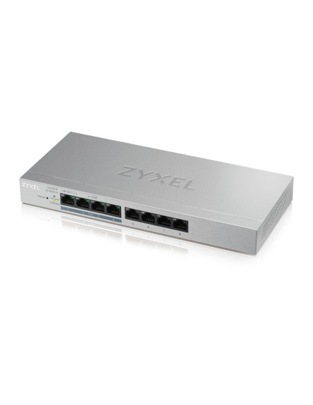 SWITCH PoE ZYXEL, port Gigabit x 8, SFP nu, managed, rackabil, carcasa metalica, "GS1200-8HPV2-EU0101F" (include TV 1.75lei)