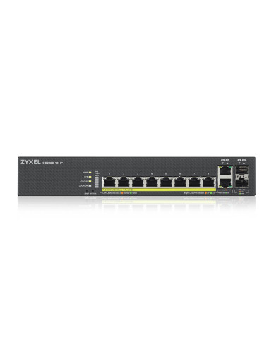 SWITCH PoE ZYXEL, port Gigabit x 10, SFP SFP x 2, managed, rackabil, carcasa metalica, "GS2220-10HP-EU0101F" (include TV 1.75lei