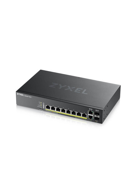 SWITCH PoE ZYXEL, port Gigabit x 10, SFP SFP x 2, managed, rackabil, carcasa metalica, "GS2220-10HP-EU0101F" (include TV 1.75lei