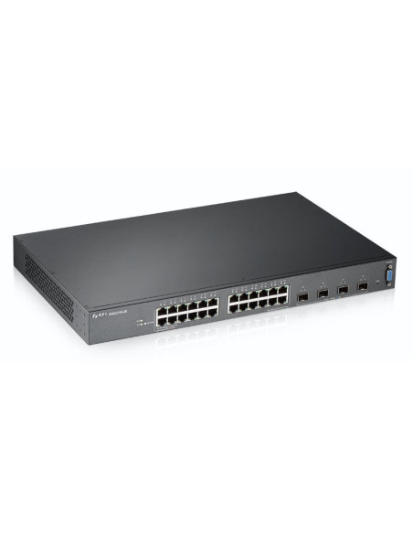 SWITCH ZYXEL, porturi Gigabit x 24, SFP x 4, managed, rackabil, "XGS2210-28-EU0101F" (include TV 1.75lei)