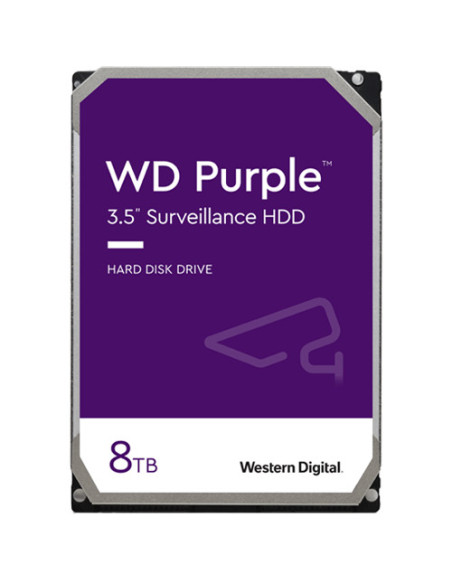 Hard disk 8TB - Western Digital PURPLE WD80PURX,WD80PURX