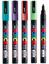Set 5 Markere UNI POSCA PC-3M, 0.9-1.3 mm, POS18-PC3M