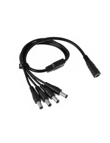 Conector de alimentare 12V, 1 intrare MAMA, 4 iesiri TATA