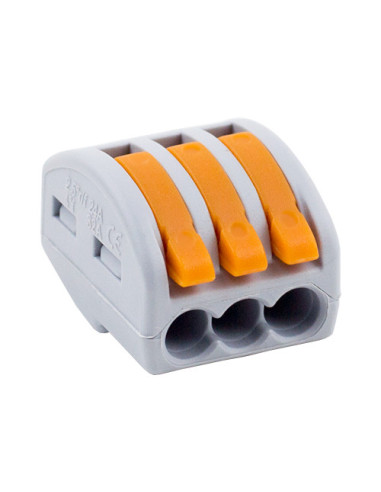 Conector derivatie tip WAGO 3 fire (10 buc.) W-413,W-413