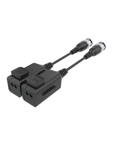 Video balun pasiv HD 4K, cu sistem organizare si buton pentru