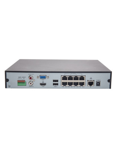 NVR 8 canale 4K + 8 porturi PoE - UNV