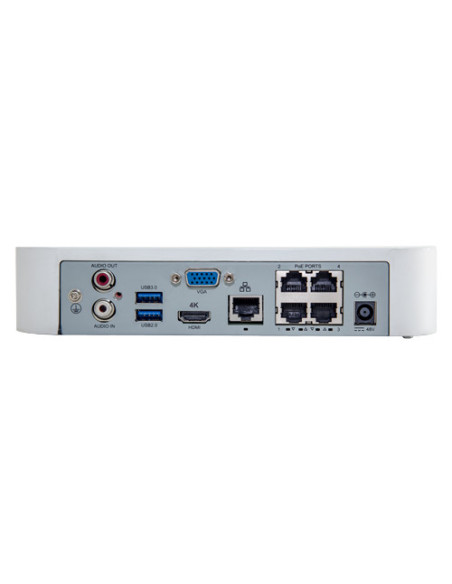 NVR seria Easy, 4 canale 8MP + 4 porturi Long PoE, H.265 Ultra