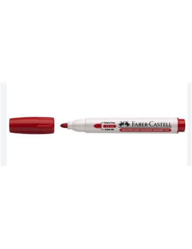 FC159321,Marker whiteboard 152 winner Faber-Castell, Rosu