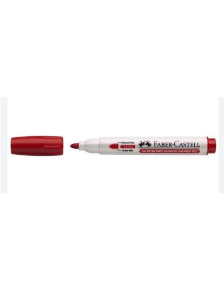 FC159321,Marker whiteboard 152 winner Faber-Castell, Rosu