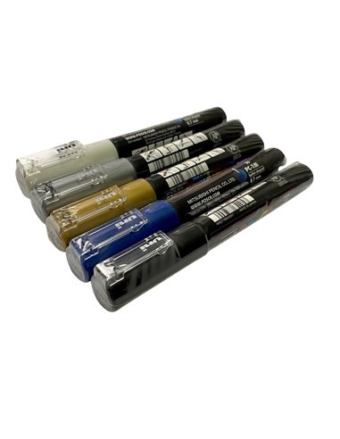 Set 5 Markere UNI POSCA PC-1M, 0.9-1.3 mm, POS19-PC1M