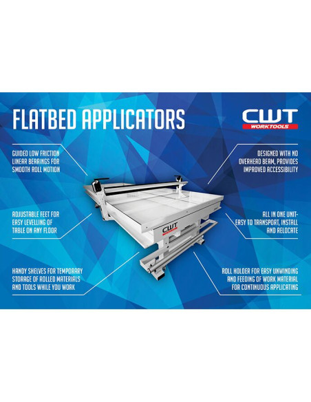 Masa pneumatica de Laminare/Caserare la rece, marca CWT WORKTOOLS SUEDIA, CWT 1640 PREMIUM