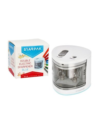Ascutitoare electrica dubla Starpak, Alba