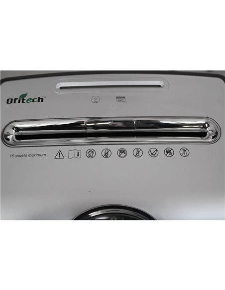 Distrugator documente, tip cross-cut (confetti) OFITECH, OS1601DI